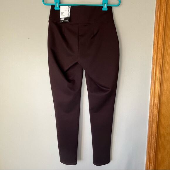 NWT! Nine West Leggings Plum Size Small - Picture 2 of 14